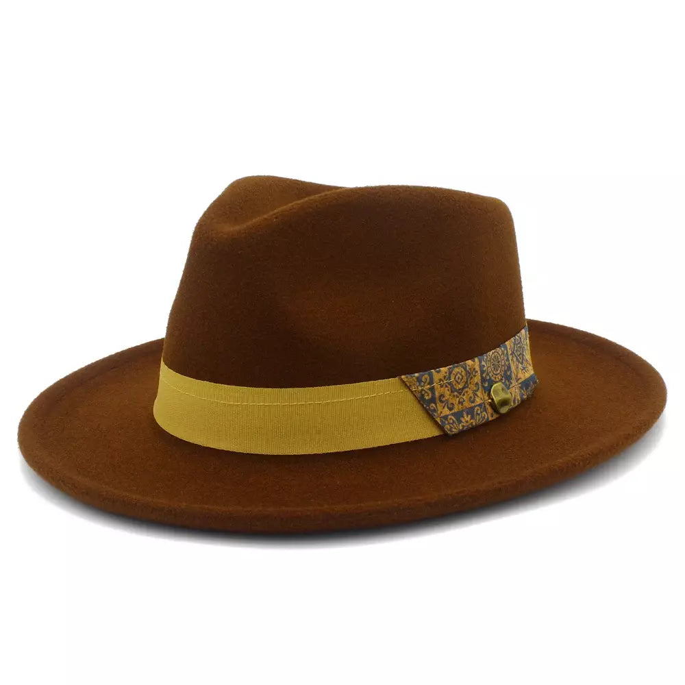 Utrecht Mosaic Belt Fedora Hat