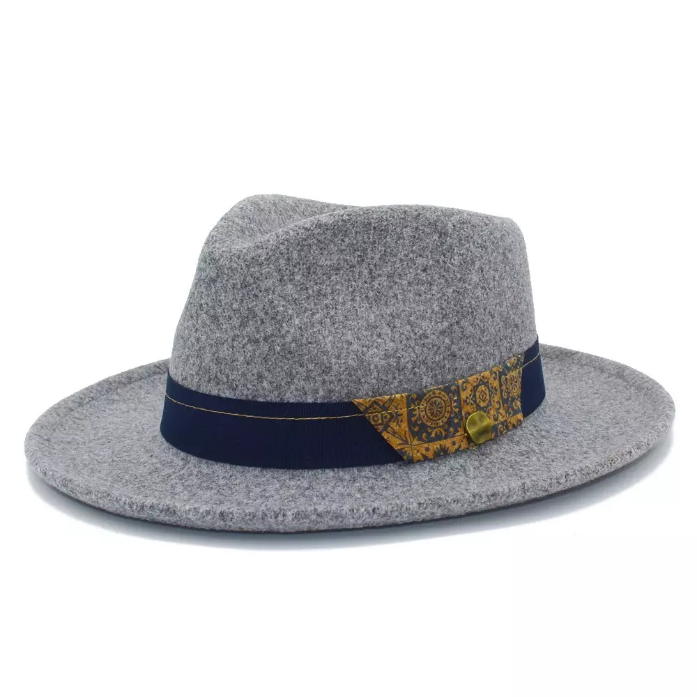 Utrecht Mosaic Belt Fedora Hat