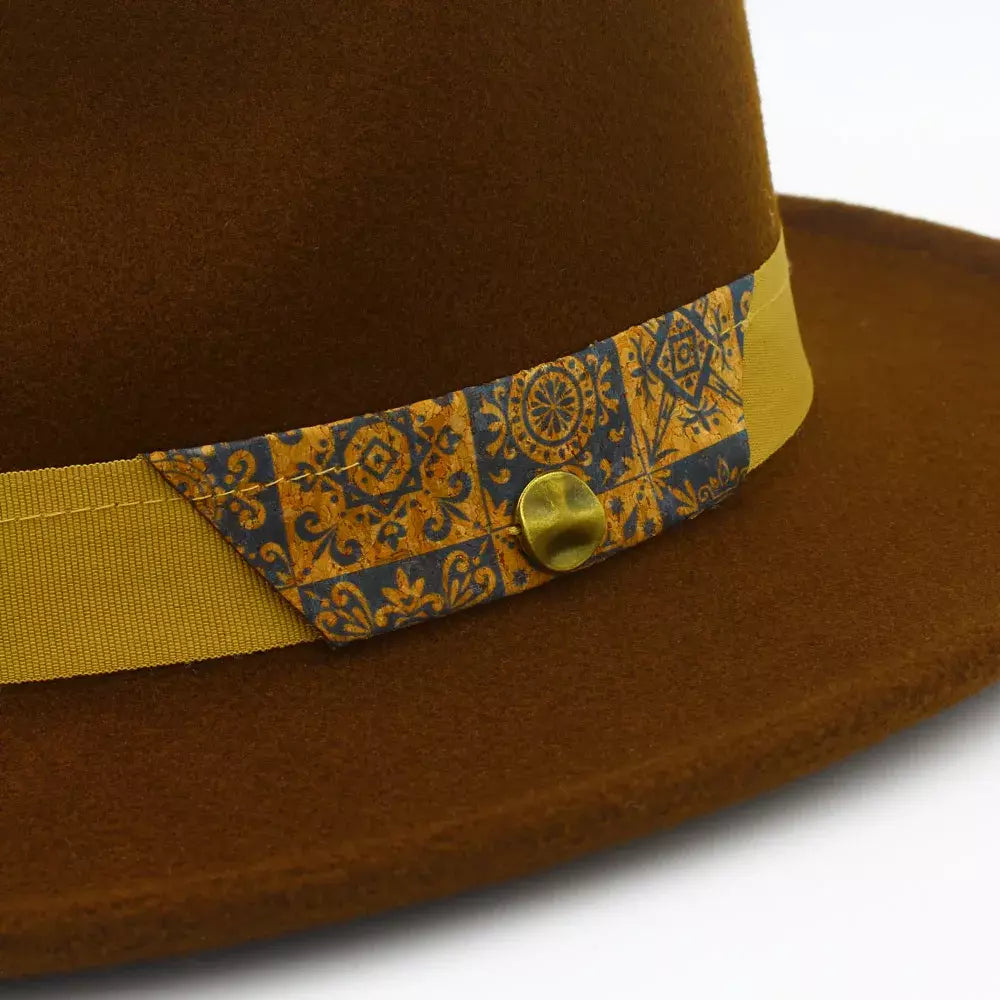 Utrecht Mosaic Belt Fedora Hat