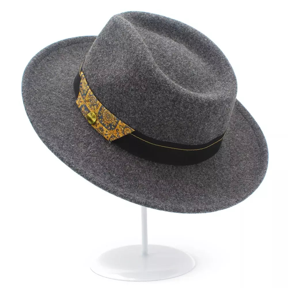 Utrecht Mosaic Belt Fedora Hat