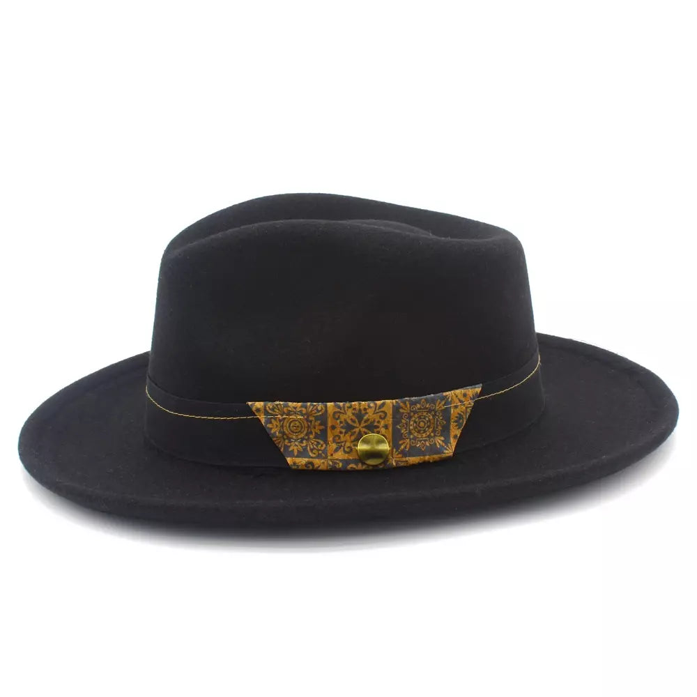 Utrecht Mosaic Belt Fedora Hat