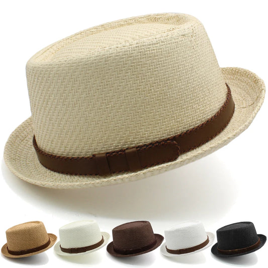 men-women-straw-sun-summer-vintage-retro-porkpie-hat