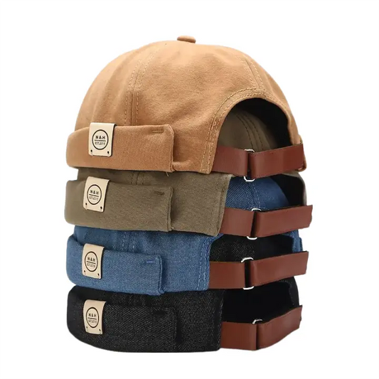 N&H Plain Cotton Docker Cap