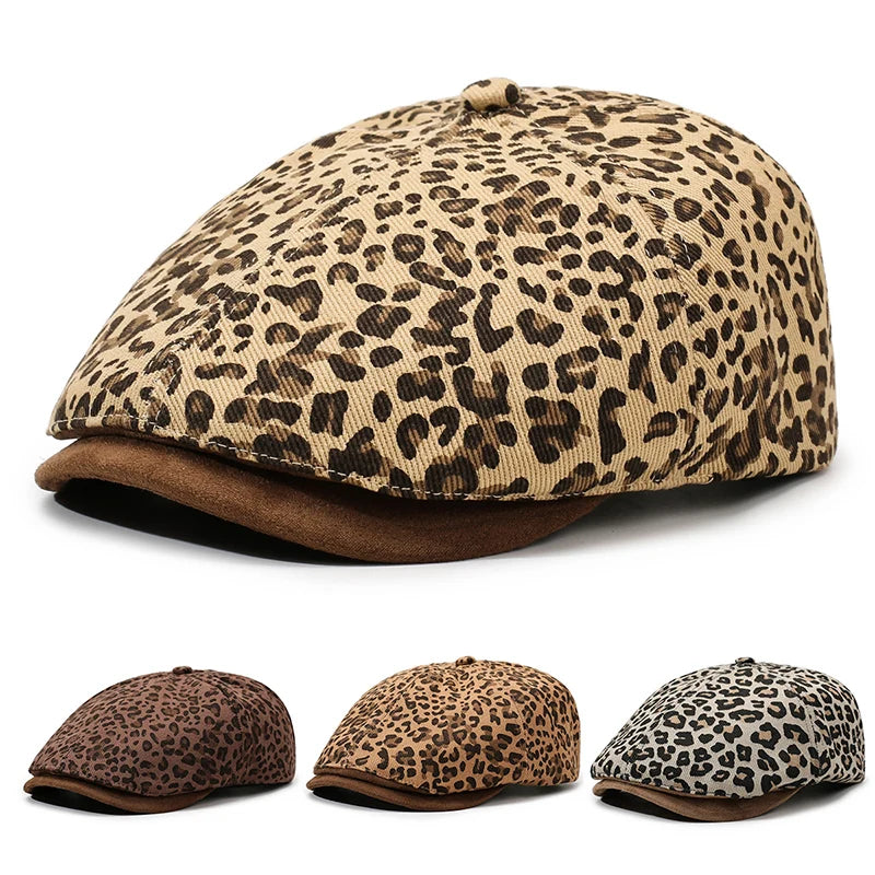 female-vintage-retro-animal-newsie-bakerboy-paperboy-cabbie-hat