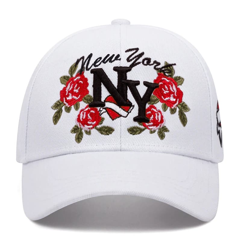 NY-cotton-men-women-summer-plain-hat