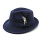 Nimes Feathers Trilby Hat