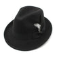 Nimes Feathers Trilby Hat