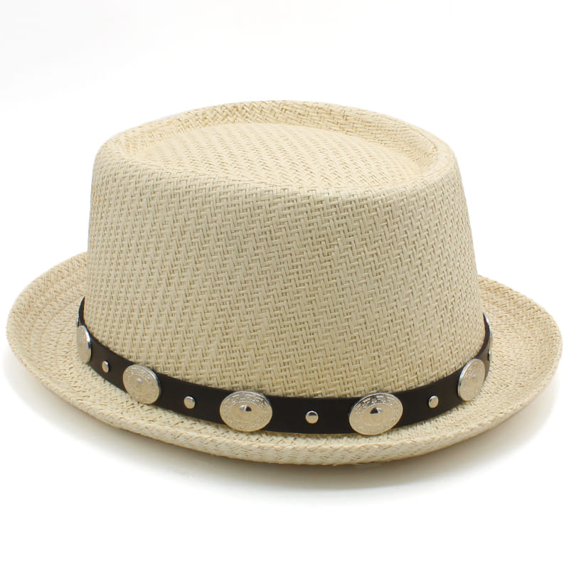 Orleans Summer Straw Porkpie Hat