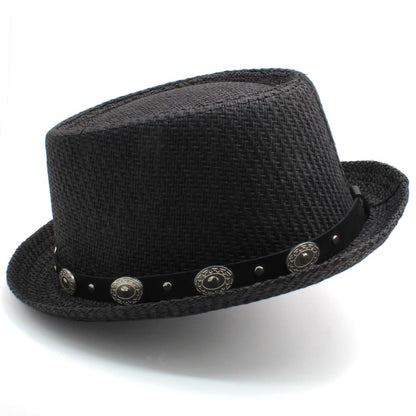 Orleans Summer Straw Porkpie Hat