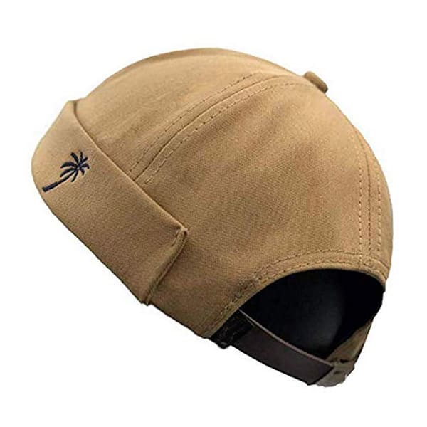 Palm Plain Cotton Docker Cap