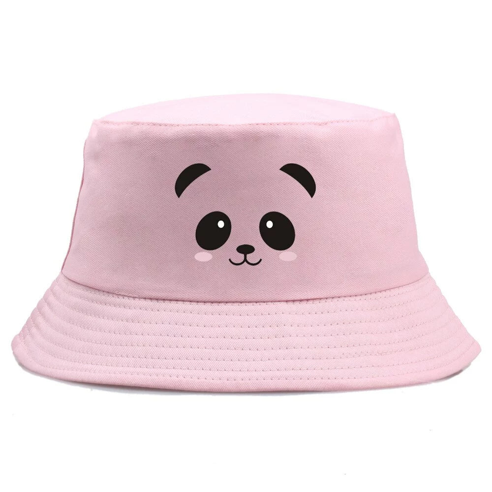 Panda Bear Cotton Bucket Hat