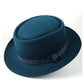 fleece-floccus-plaid-belt-adjustable-fedora-wide-crown