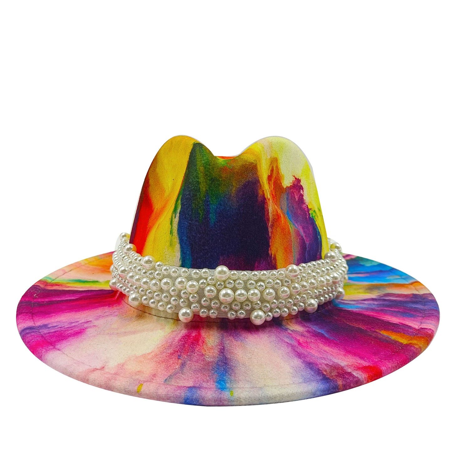 Psychedelic Abstract Fedora Hat