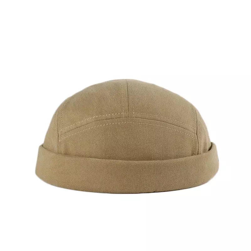 Cotton-Plain-Brimless-Cap-Ghelter