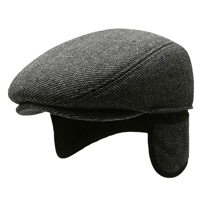 cotton-fleece-floccus-winter-cold-protection-herringbone-plain-ivy-paddy-gatsby-cabbie-hat