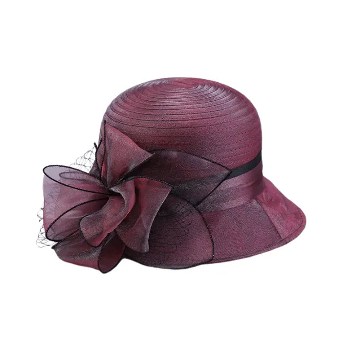 church-hat-floral-breathable-vintage