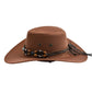 western-style-brown-with-beaded-band-and-metal-flower-decoration-for-men-and-women
