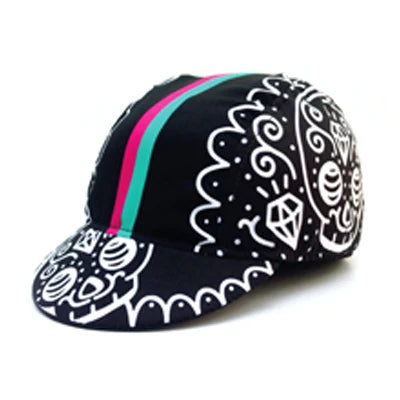 Around The World Abstract Cycling Cap