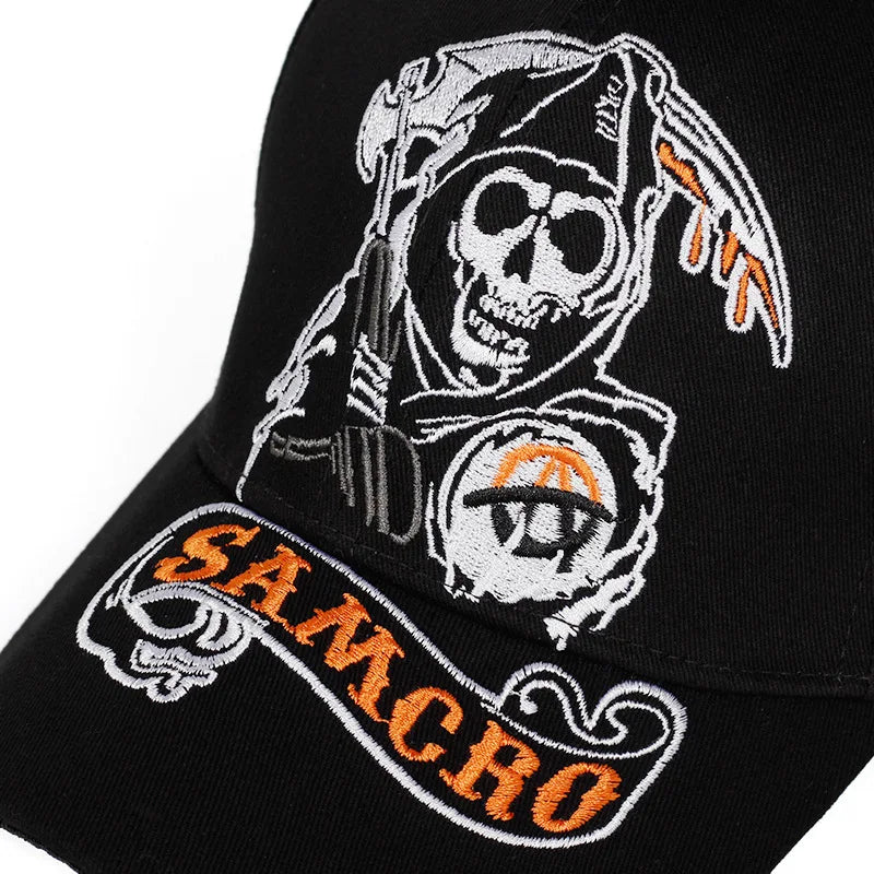 Dark-Death-Anarchy-SOA-Street-Men-Women-Plaid-Vintage-Retro-Brimless-Hat