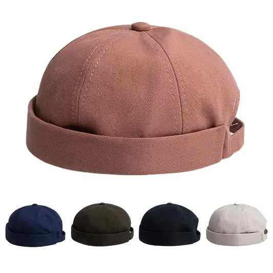 brimless-hat-cotton-adjustable-retro