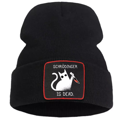 Schrodinger Is Dead Cat Beanie