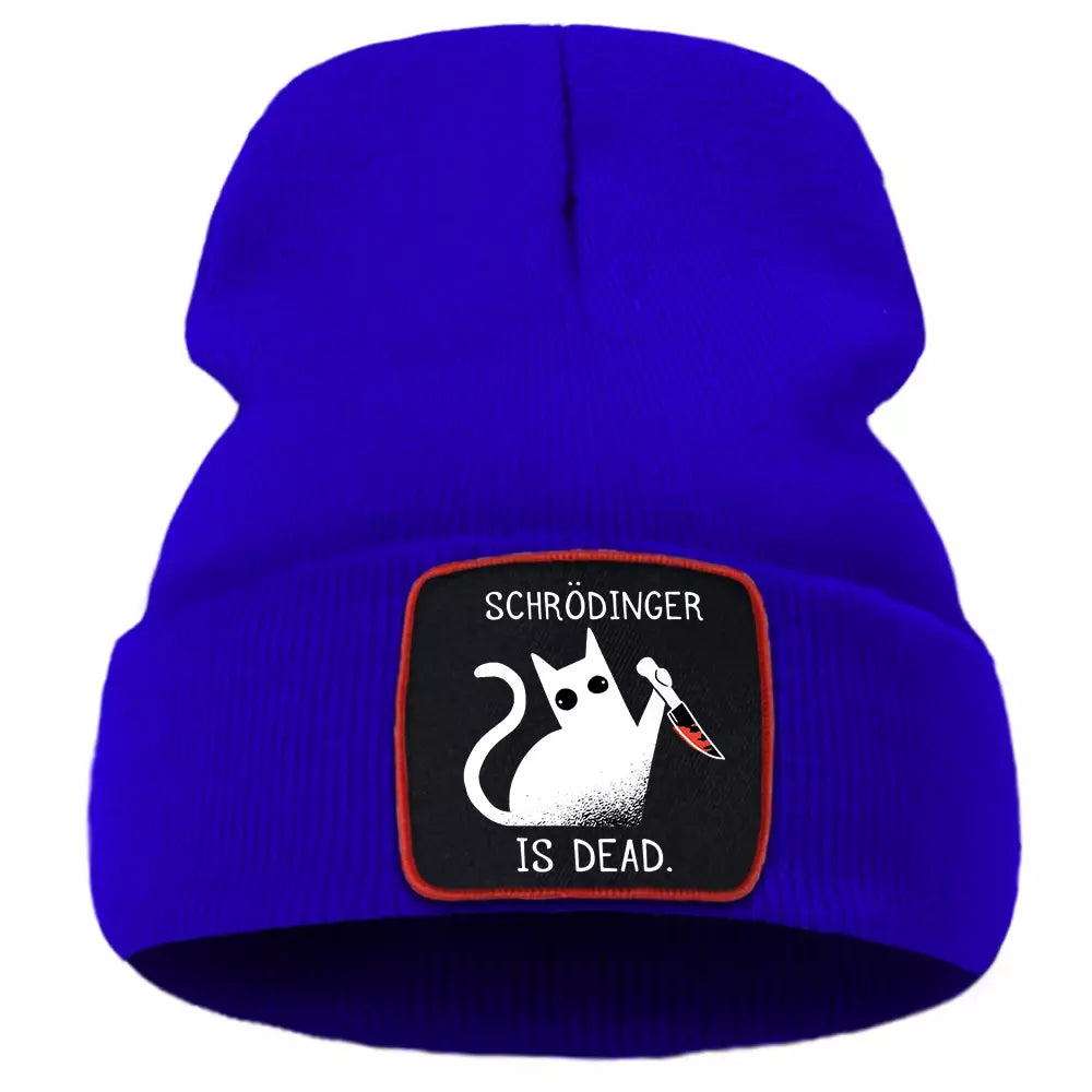 Schrodinger Is Dead Cat Beanie