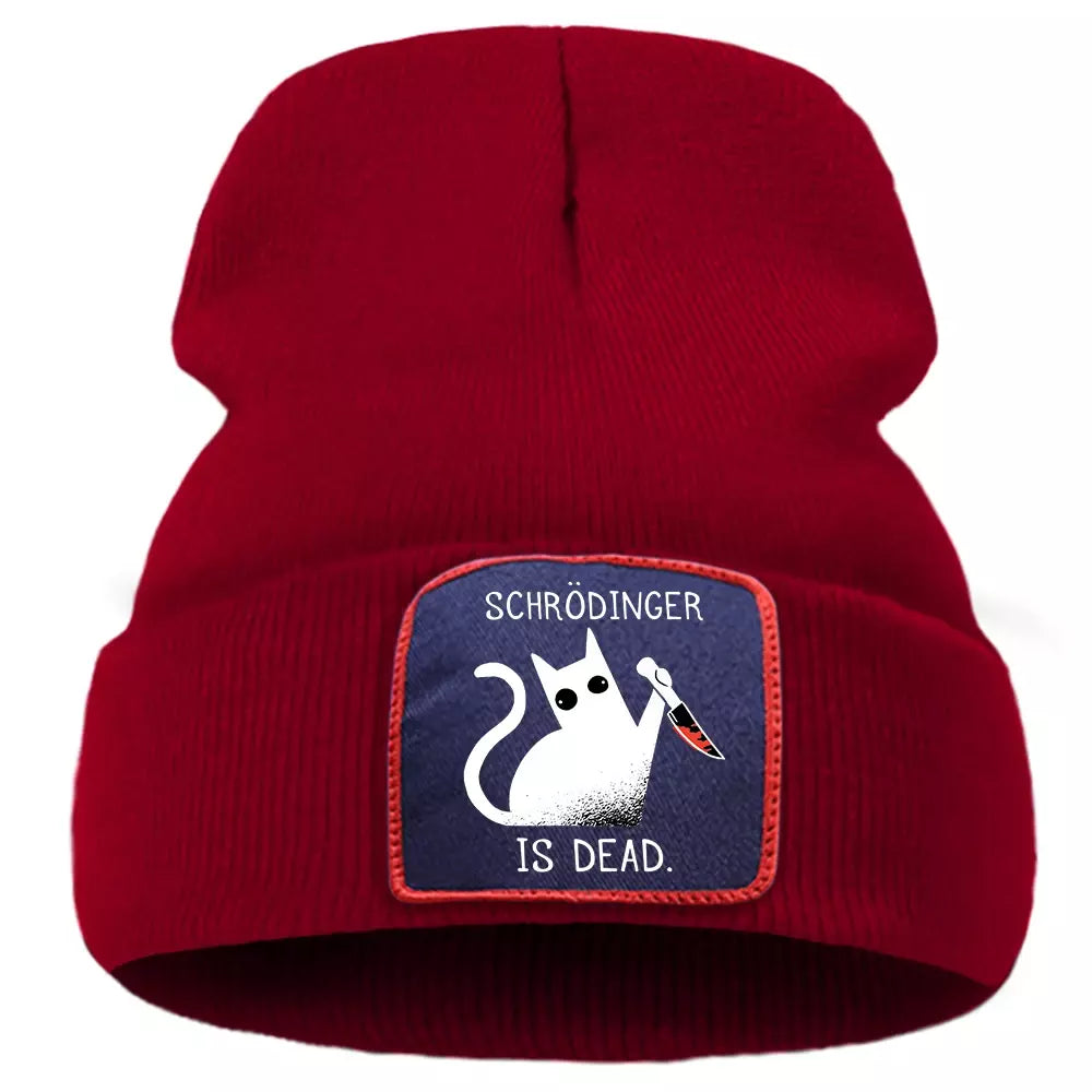 Schrodinger Is Dead Cat Beanie