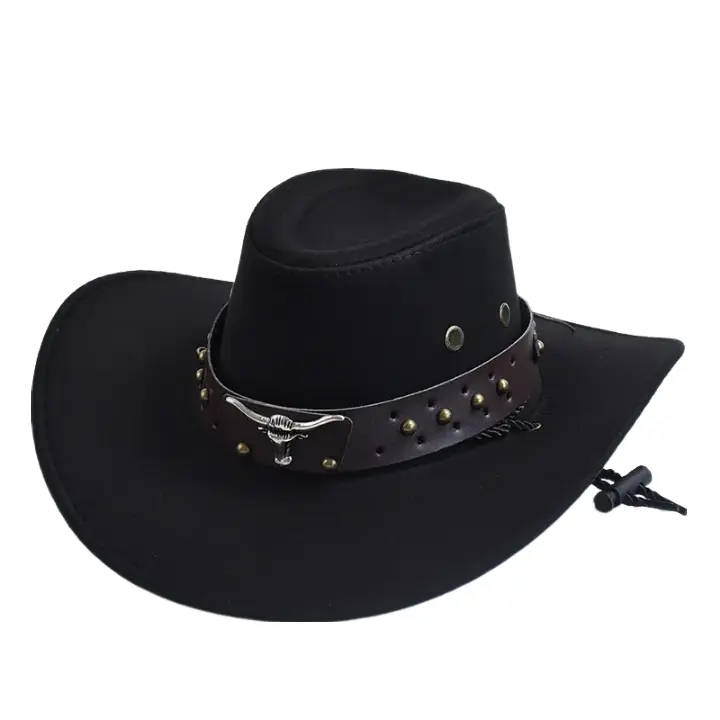 Silver Horns Suede Cowboy Hat