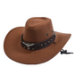 Silver Horns Suede Cowboy Hat