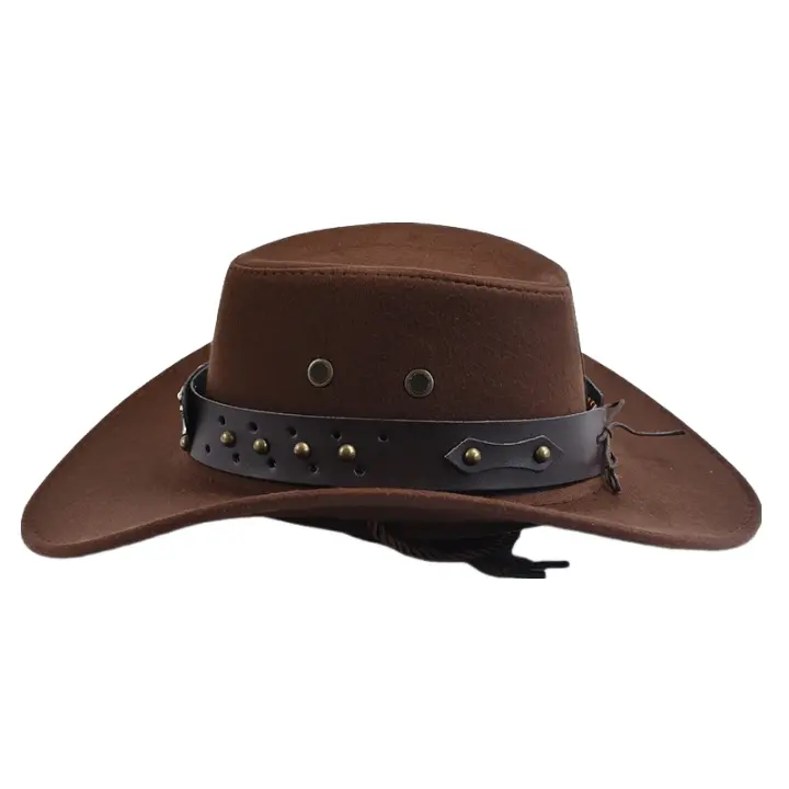 Silver Horns Suede Cowboy Hat