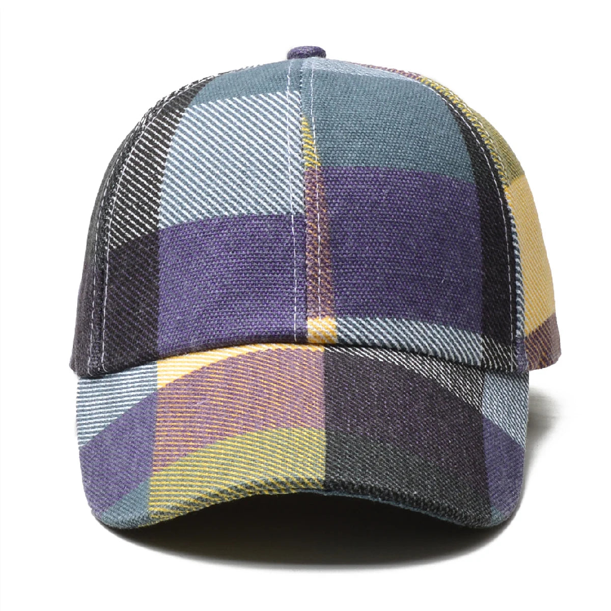 tartan-classic-hat-retro-vintage-summer-breathable-sunscreen