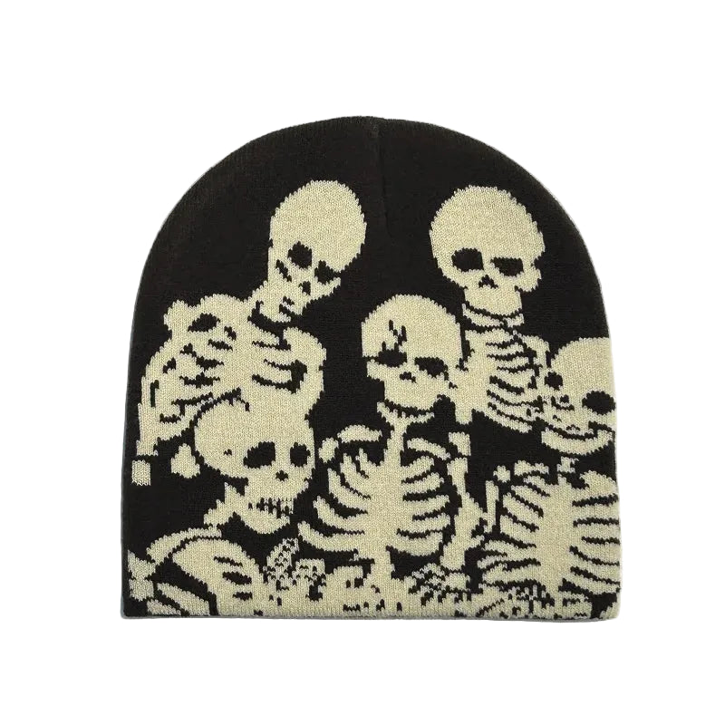 men-women-vintage-retro-spooky-bone-graphic-warm-hat