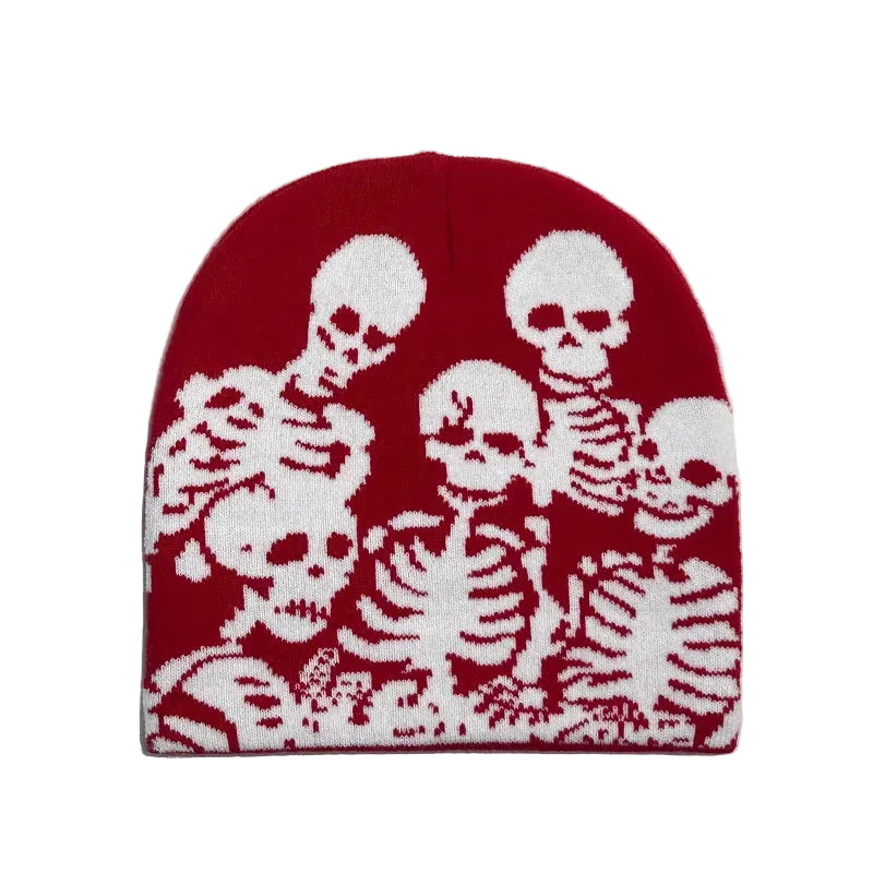 men-women-vintage-retro-spooky-bone-graphic-warm-hat