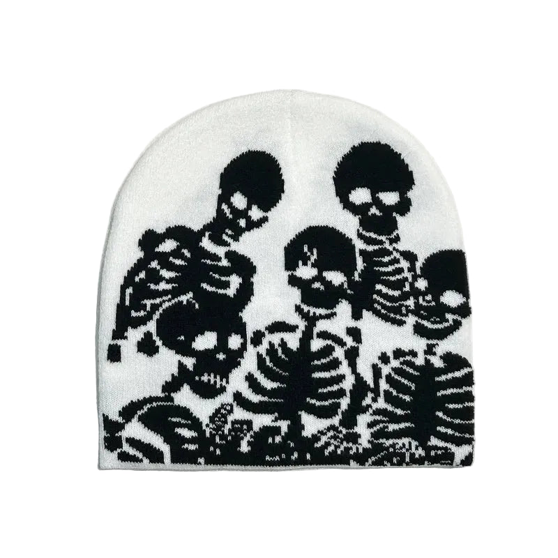 men-women-vintage-retro-spooky-bone-graphic-warm-hat