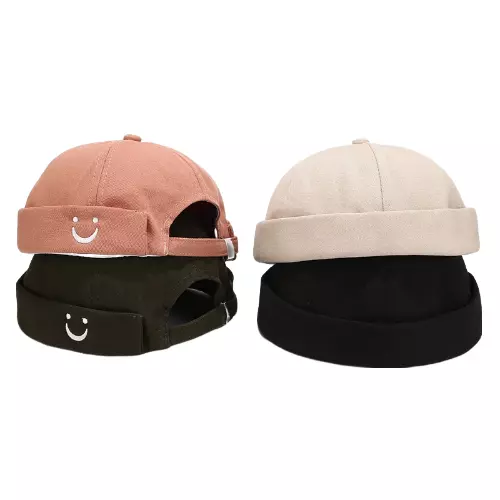 Smile Plain Docker Cap