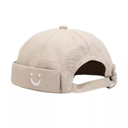 good-vibes-emoji-cotton-brimless-hat