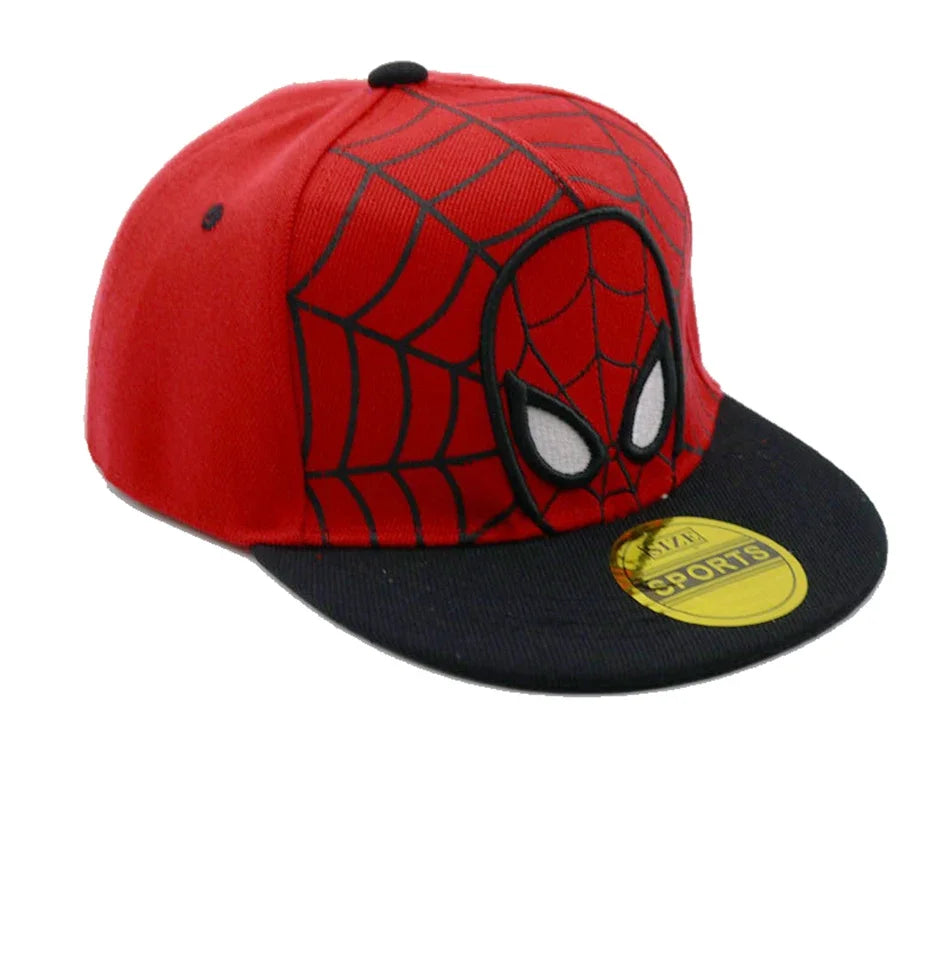 child-comic-style-flat-brim-adjustable-cartoon-hat