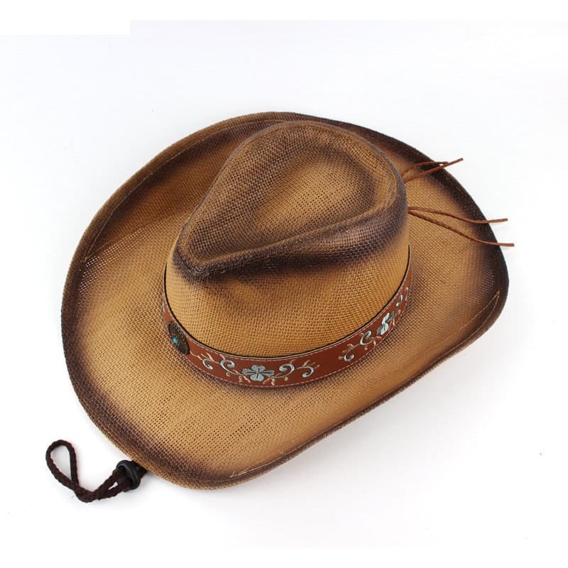 degraded-flowers-western-ranch-breathable-vegetable-fibre-adjustable-straw-summer-faded-leather-belt