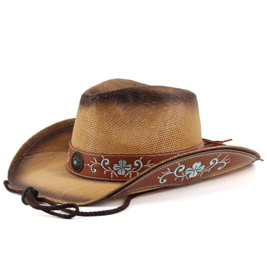 degraded-flowers-western-ranch-breathable-vegetable-fibre-adjustable-straw-summer-faded-leather-belt