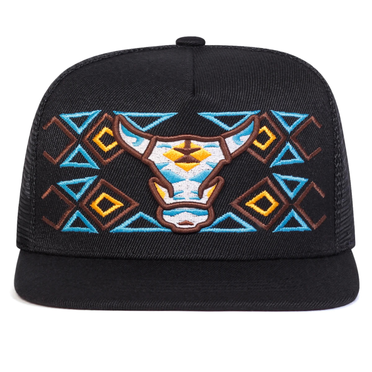 men-women-bill-mesh-western-bullskull-baseball-hat