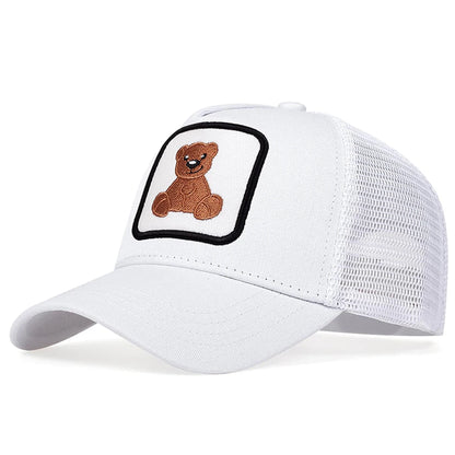 Artistic-Kids-Animal-Cute-Retro-Vintage-Men-Women-Mesh-Baseball-Hat