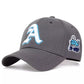 The A Whale Plain Baseball Cap