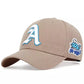 The A Whale Plain Baseball Cap