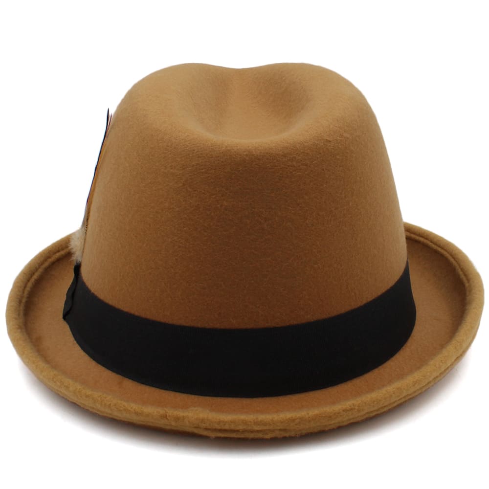 Thoreau Feathers Wool Trilby Hat