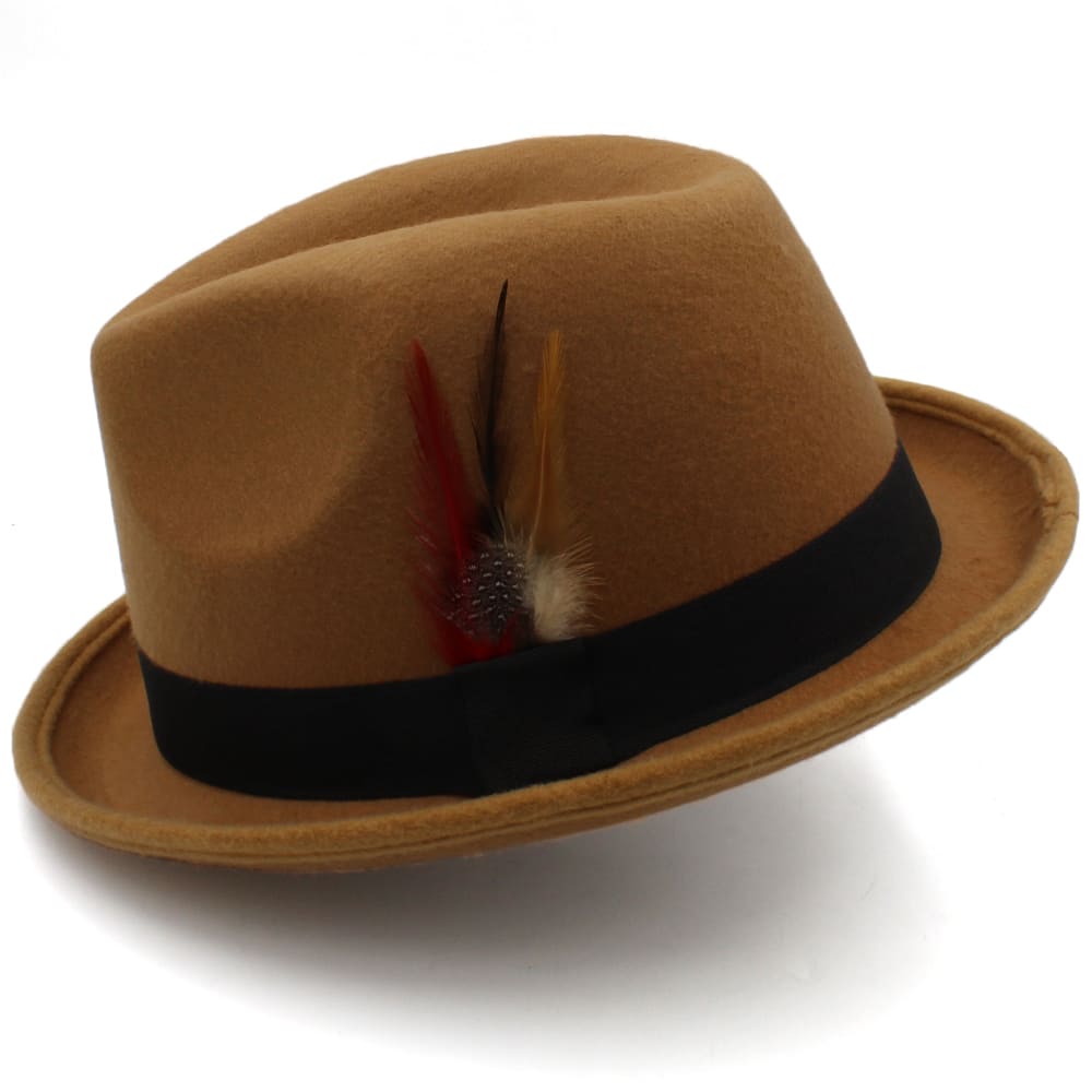 Thoreau Feathers Wool Trilby Hat