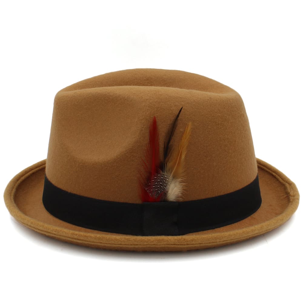 Thoreau Feathers Wool Trilby Hat