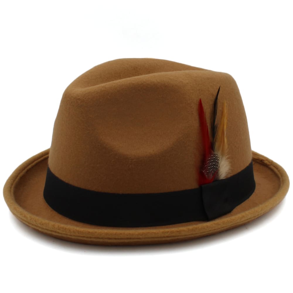 Thoreau Feathers Wool Trilby Hat