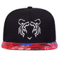 Tiger & Roses Snapback Cap