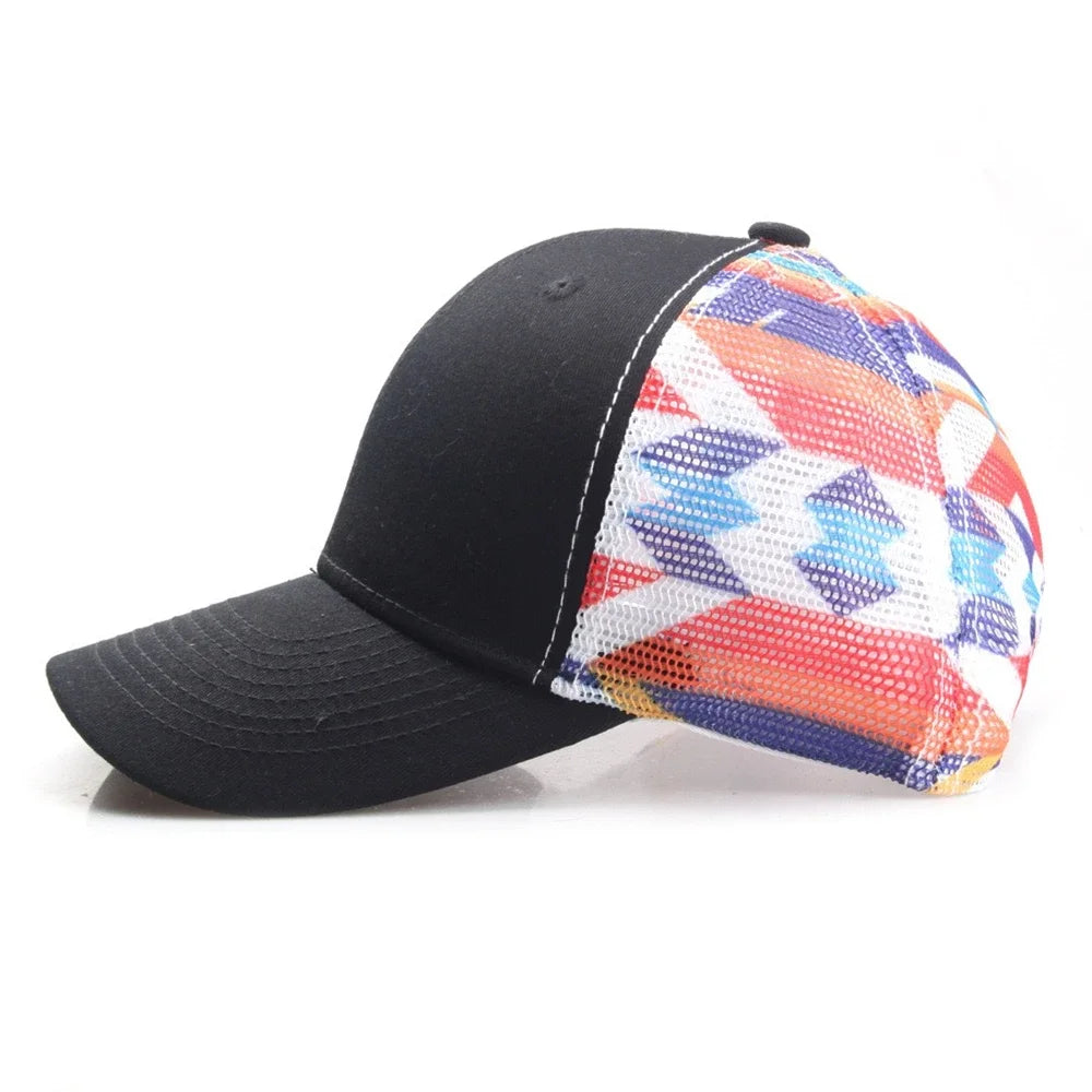 men-women-colorful-adjustable-retro-vintage-mesh-baseball-hat