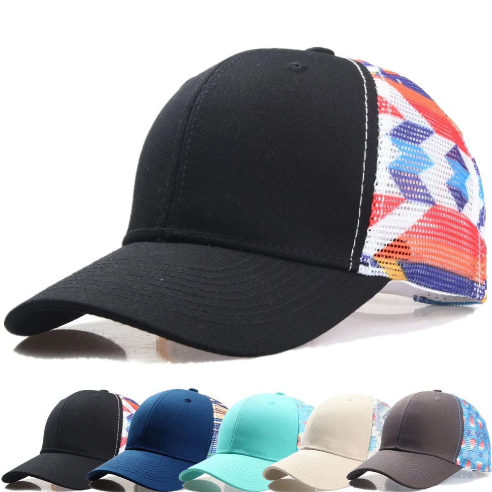men-women-colorful-adjustable-retro-vintage-mesh-baseball-hat